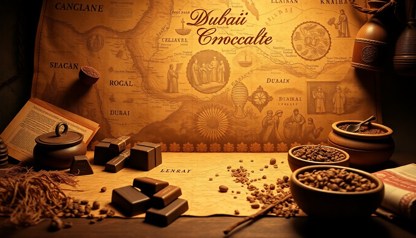 Les origines du chocolat de dubaï  dune création émiratie à une tendance mondiale