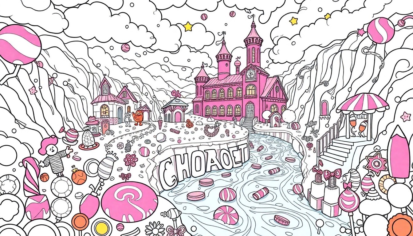 Quest-ce que le coloriage charlie chocolaterie 