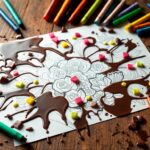 Coloriage chocolat à imprimer : détente gourmande pour toute la famille