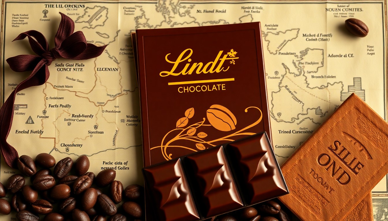 Lindt  une marque de chocolat réputée au monde entier