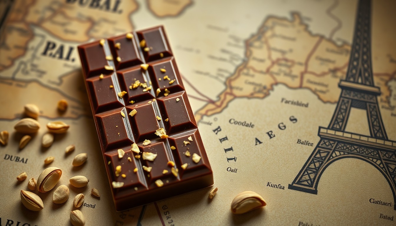 Les racines du chocolat dubaï et Paris en équilibre
