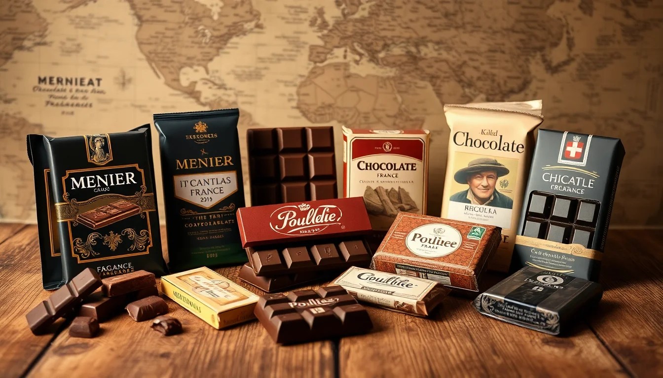 Quelles sont les marques de chocolat les plus emblématiques