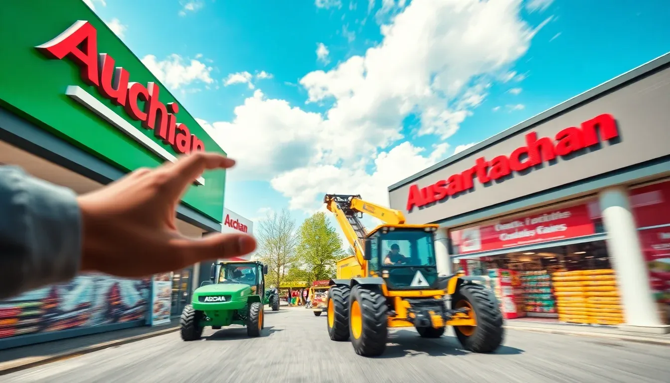 La transformation majeure de 2025-2026  fin de lenseigne Auchan supermarché