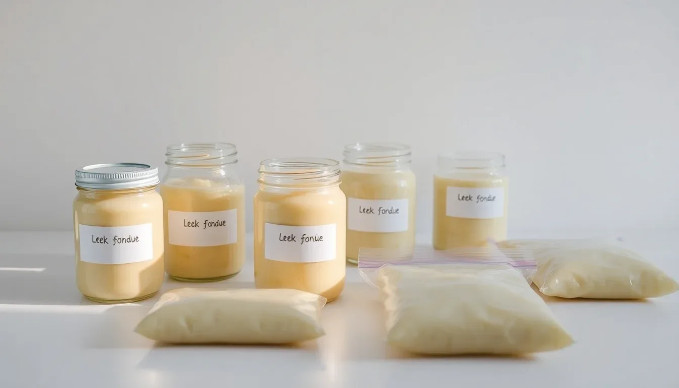 Comment conserver et réutiliser sa fondue de poireaux